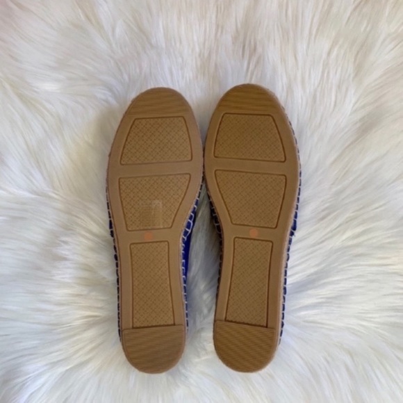 Tory Burch Jelly Blue Suede Sidney Espadrille Flat - Picture 8 of 8
